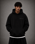 SaF Black Heavyweight Hoodie